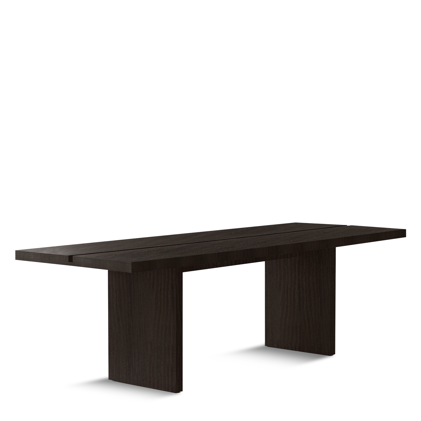 ATALAYA Dining table with dark grey wood