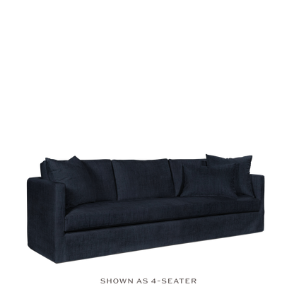 NIDO 2,5-seater sofa dark blue textile 