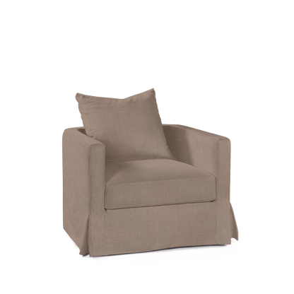 NIDO ARMCHAIR with light brown textile 